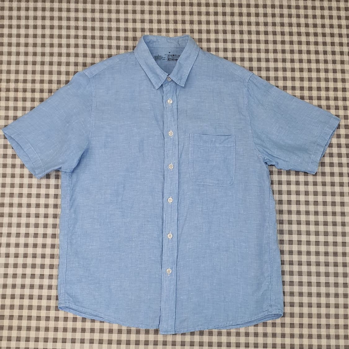 무인양품 마100 반소매 셔츠 남자95 상품이미지1