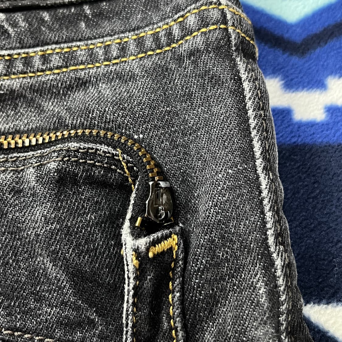 디젤&아디다스 콜라보 데님 팬츠 (실측확인) 상품이미지8