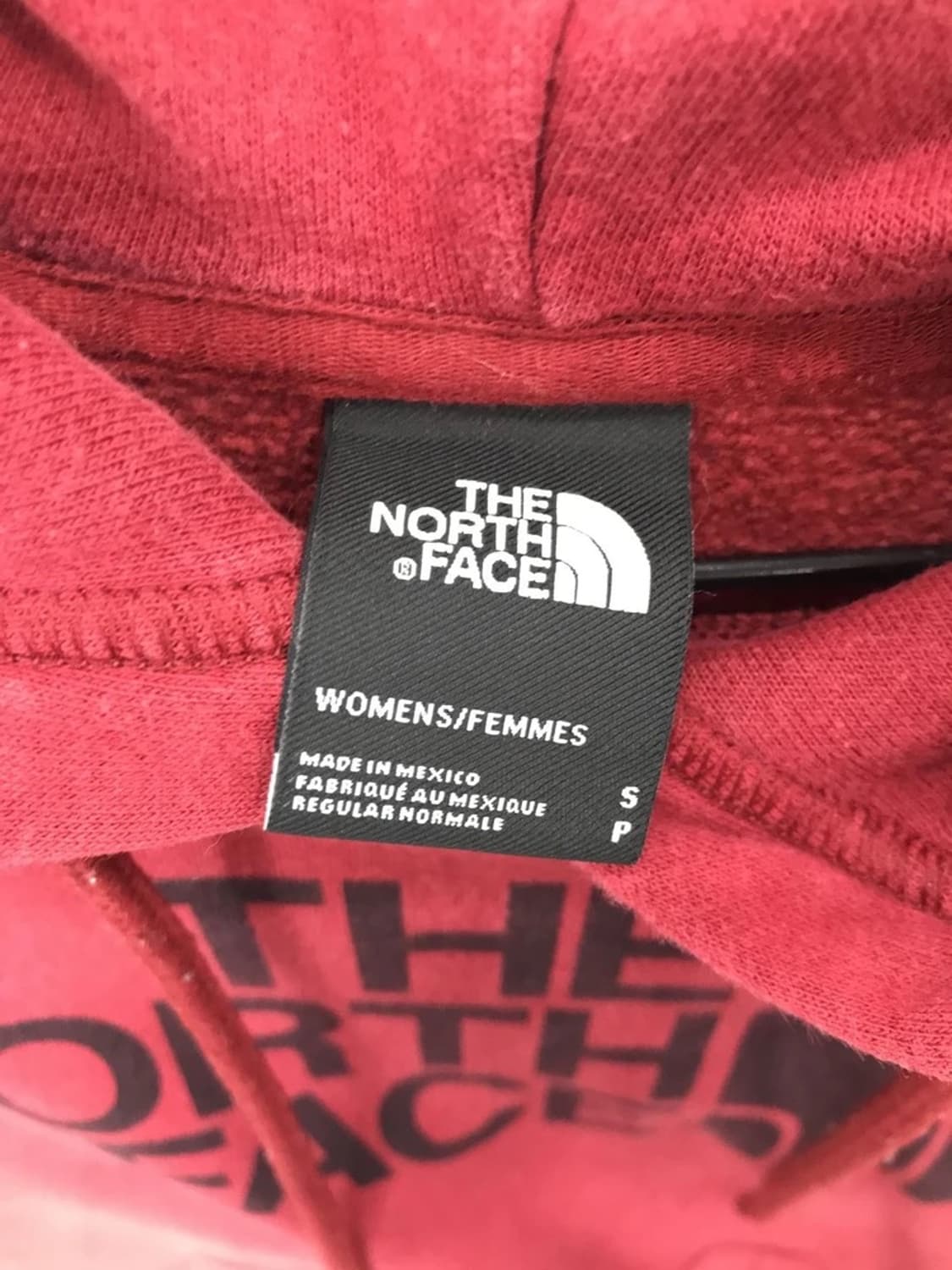 The North Face Burgundy Logo Hoodie 상품이미지5