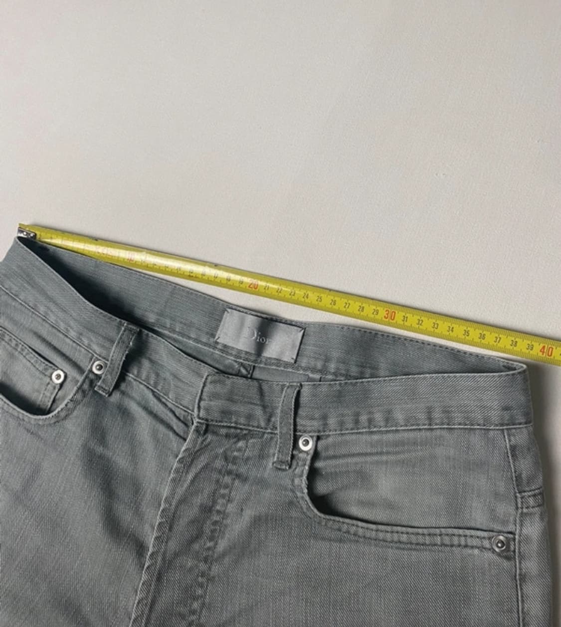 디올 옴므 에디 슬리먼 스털링 그레이 데님 진 상품이미지6