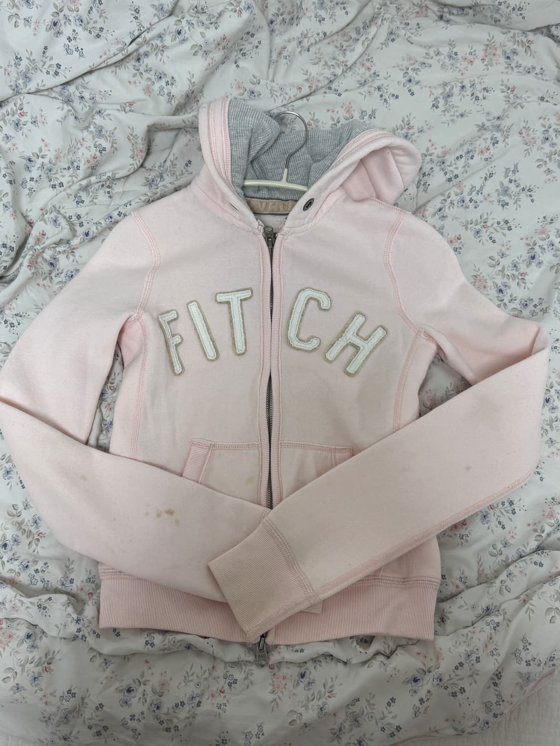 아베크롬비 핑크 후드집업 상품이미지1