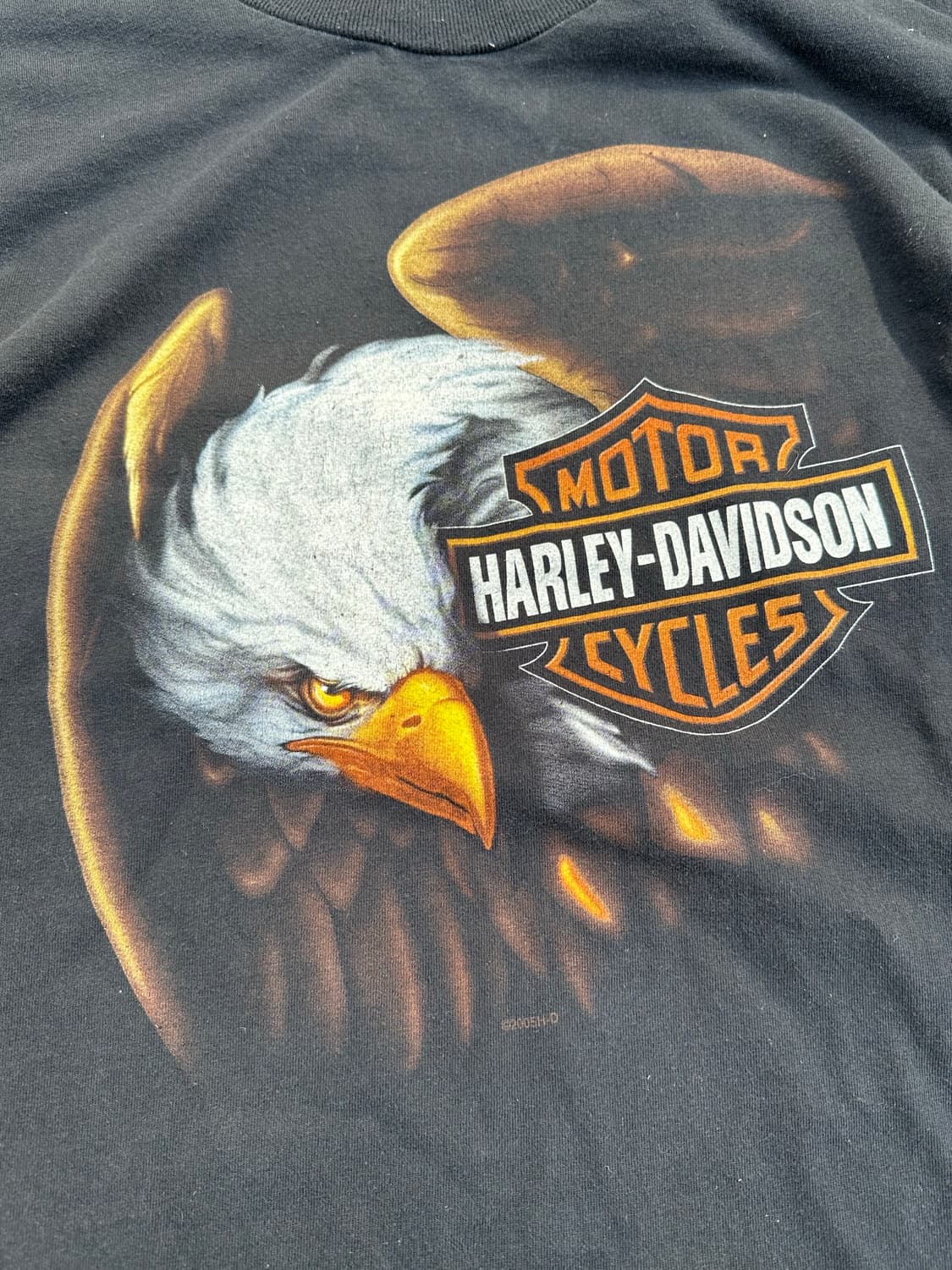 [할리데이비슨] •00s Vintage Eagle Tee 상품이미지2