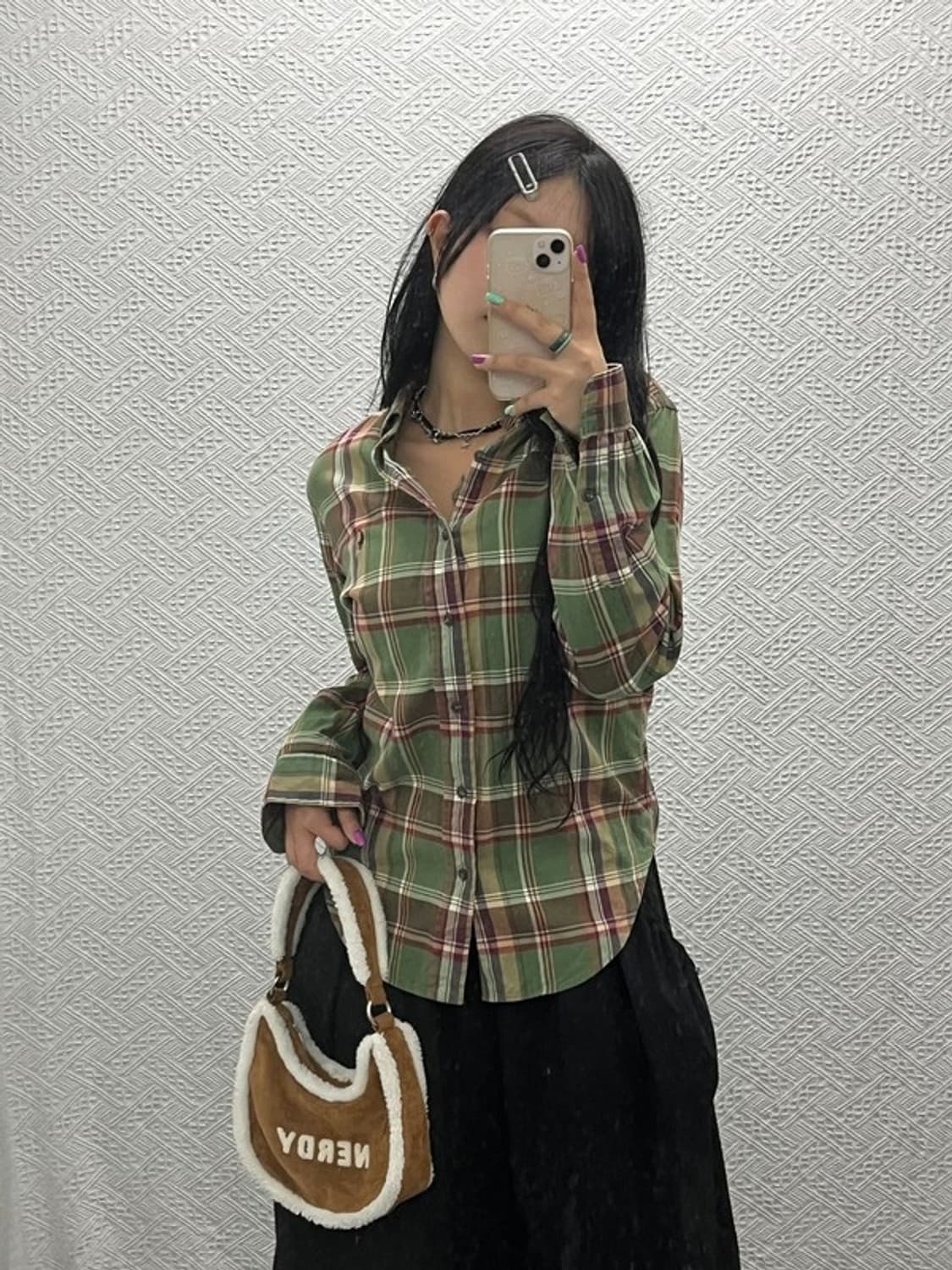 폴로 랄프로렌 빈티지 레트로 파머룩 체크 셔츠 S C06733 상품이미지1