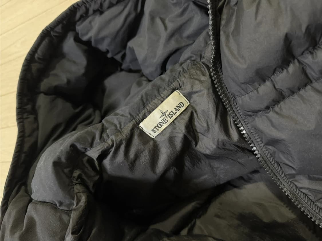 [M] 스톤아일랜드 크링클랩스 패딩 후드 집업 자켓 롱패딩 경량패딩 상품이미지4