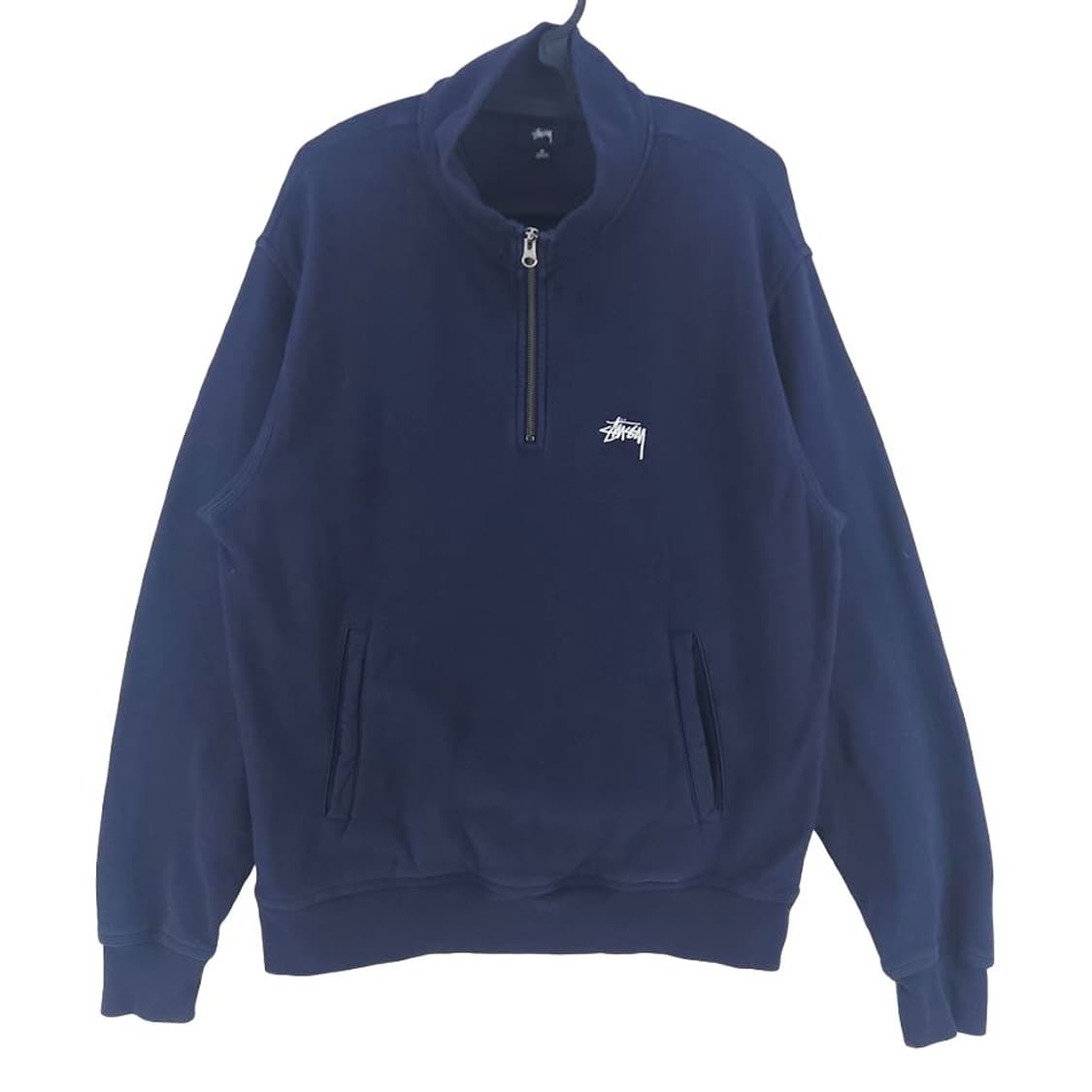 [남M]스투시 21S 스톡 로고 모크 집 스웻[Y63-022] 상품이미지1