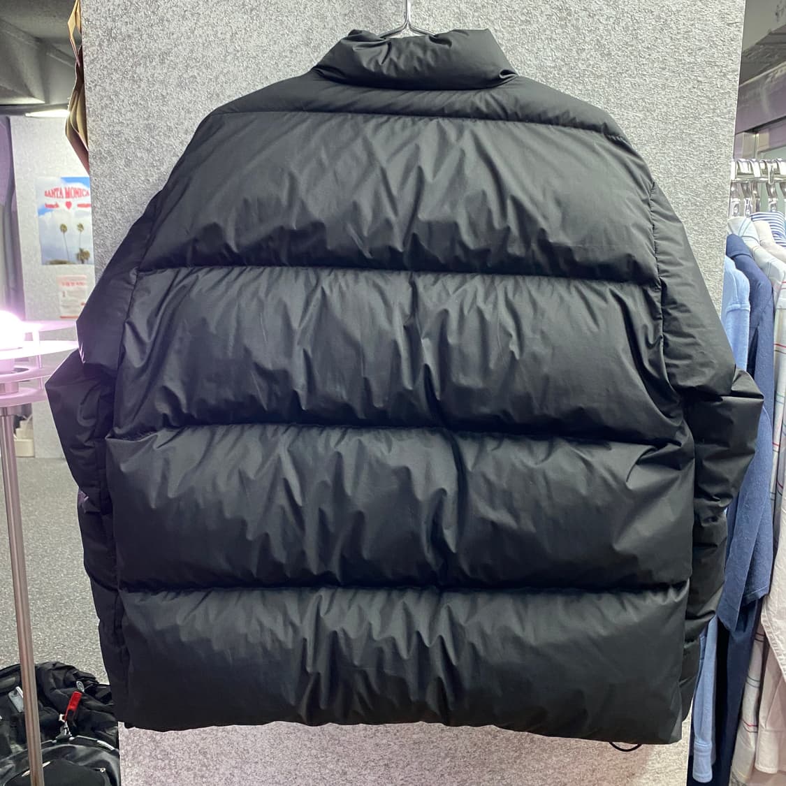 쿠어 블랙 투웨이 스트링 숏패딩 B4068 상품이미지3