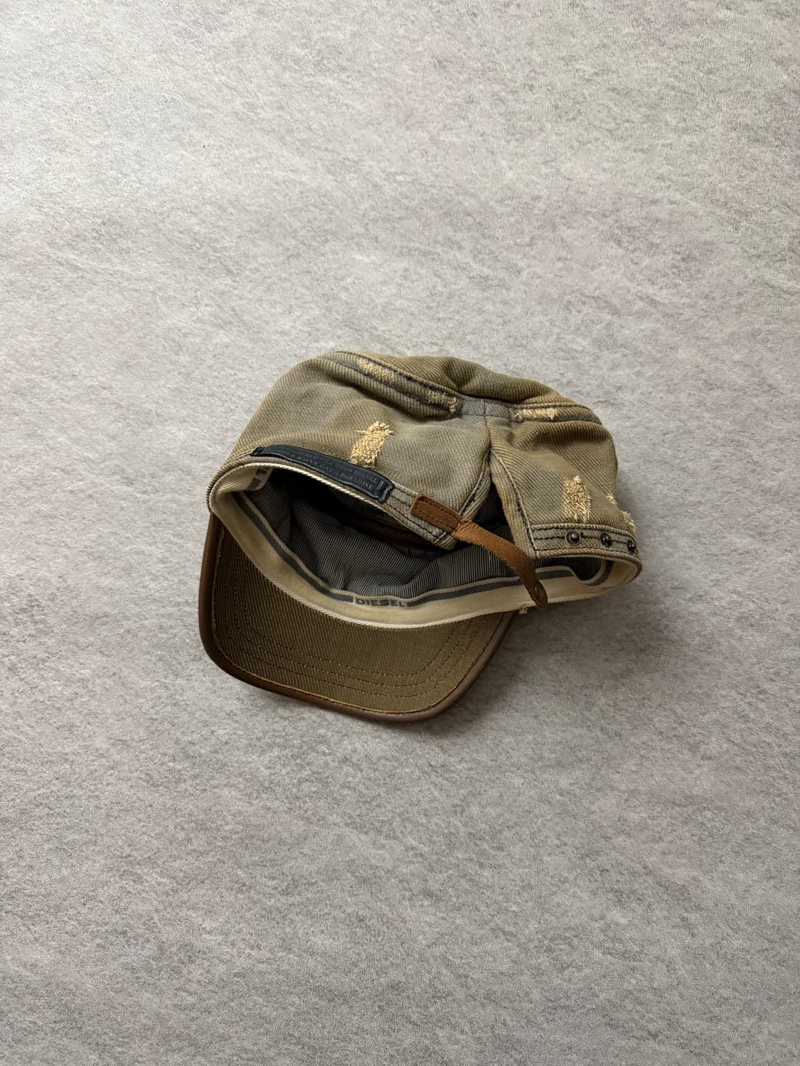 디젤 워싱 밀리터리 헌팅캡 상품이미지5