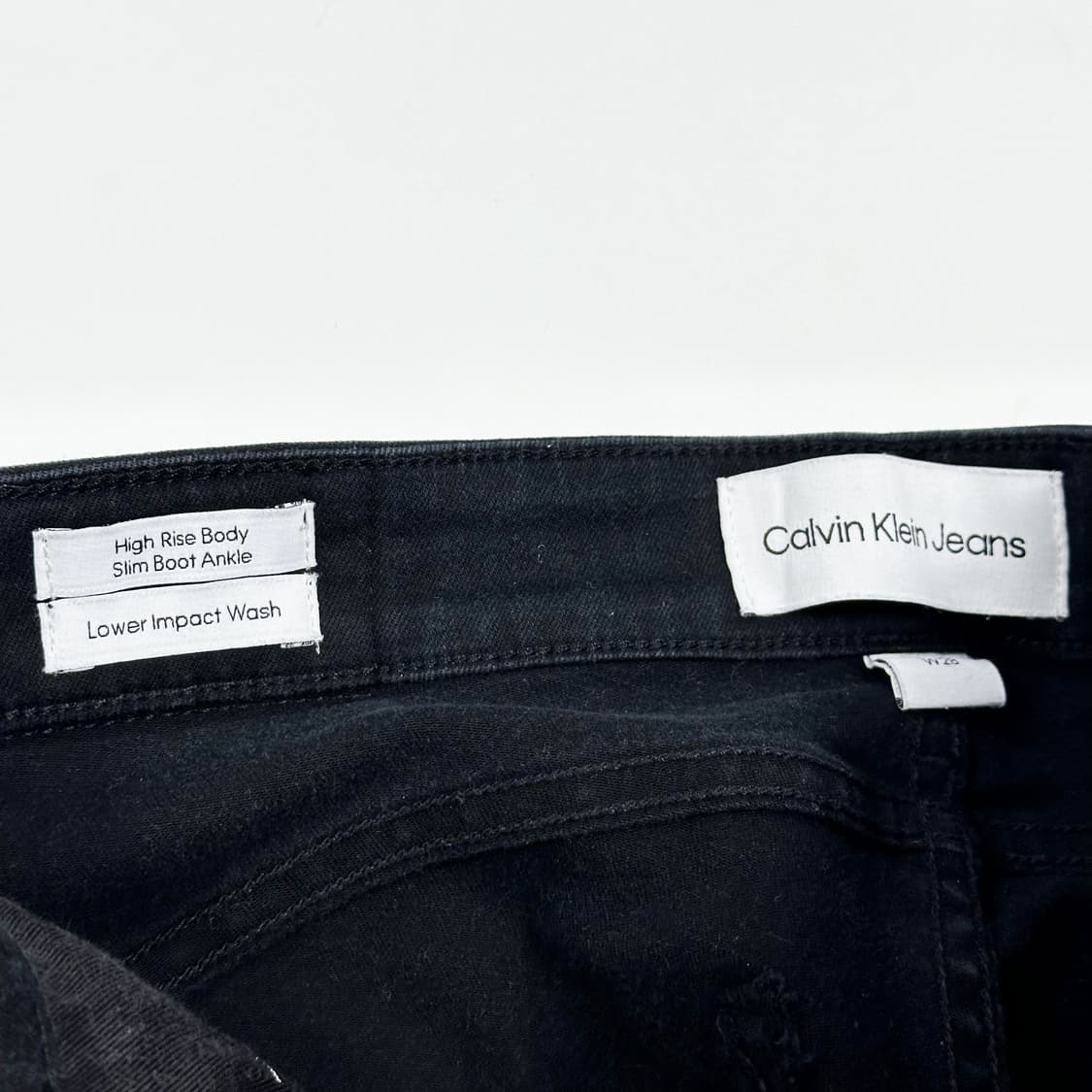 캘빈클라인 CK 흑청 블랙진 데님 팬츠 (28인치 여성추천) 상품이미지5