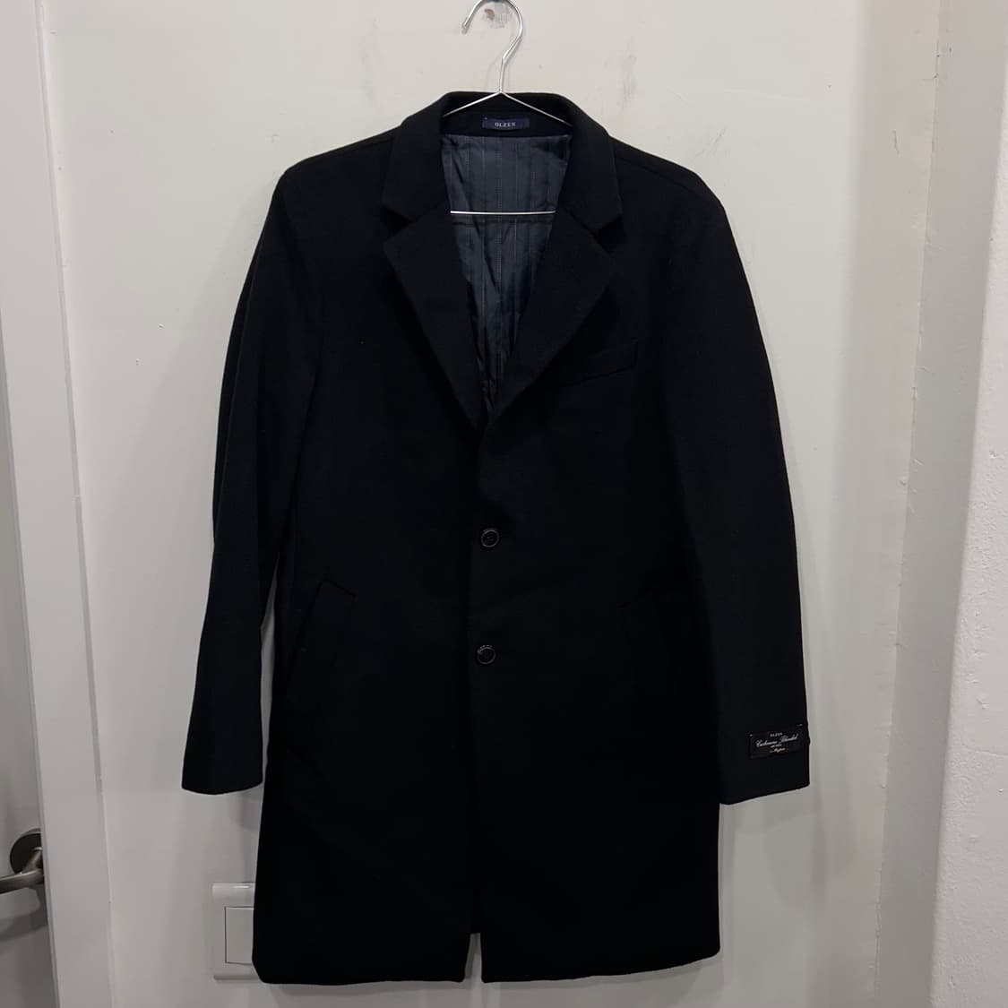 올젠 케시미어블랜드 투버튼 하프코트 상품이미지2