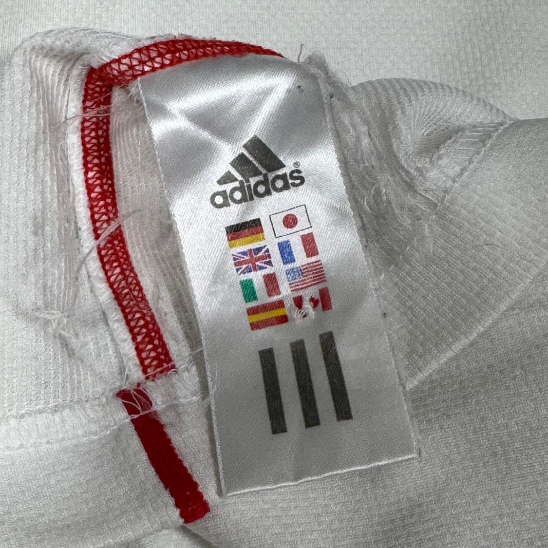 바배) 아디다스 삼각 스몰로고 카라 롱슬리브 상품이미지4