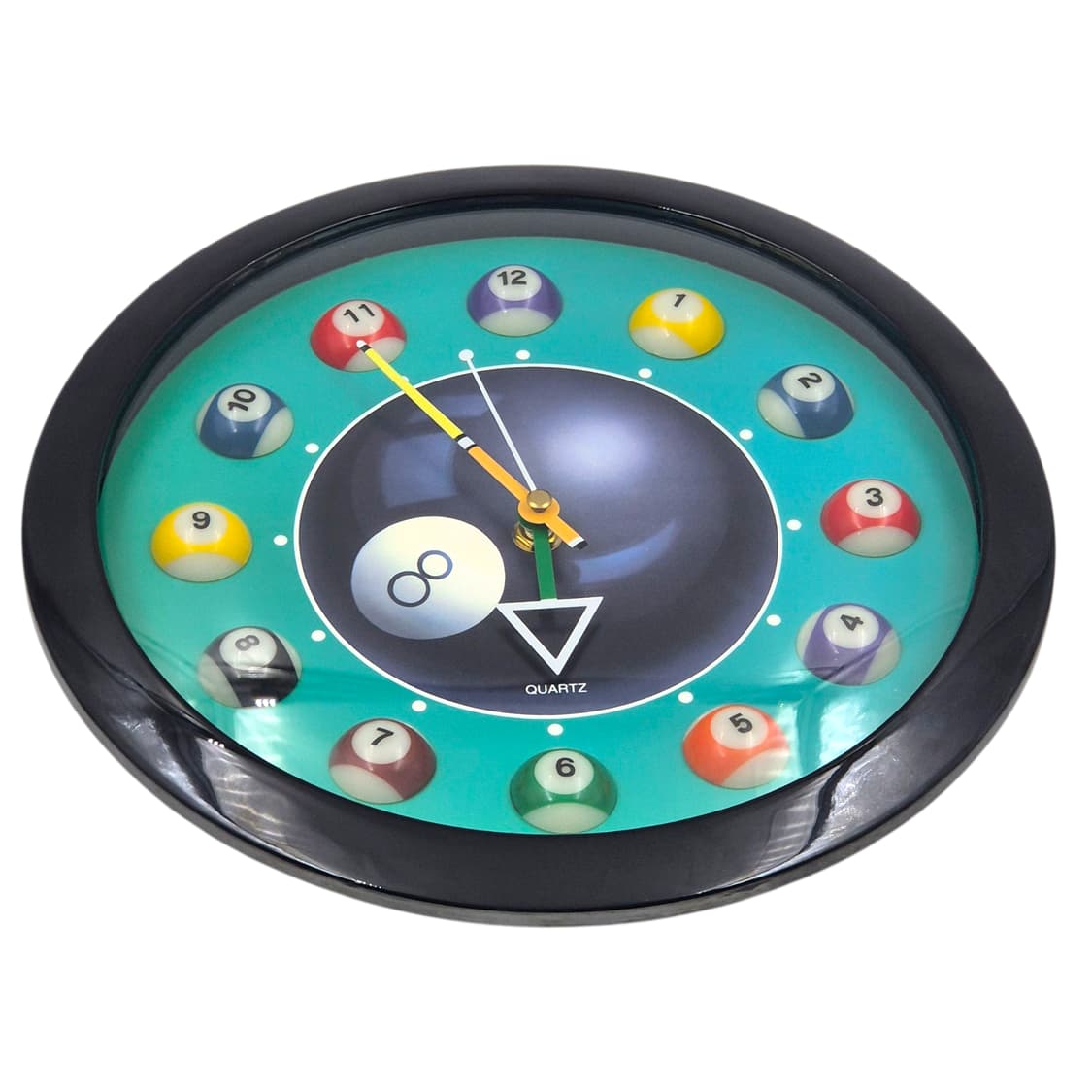 90s 일본 야마사 레트로 당구 엠보싱 벽시계 상품이미지8