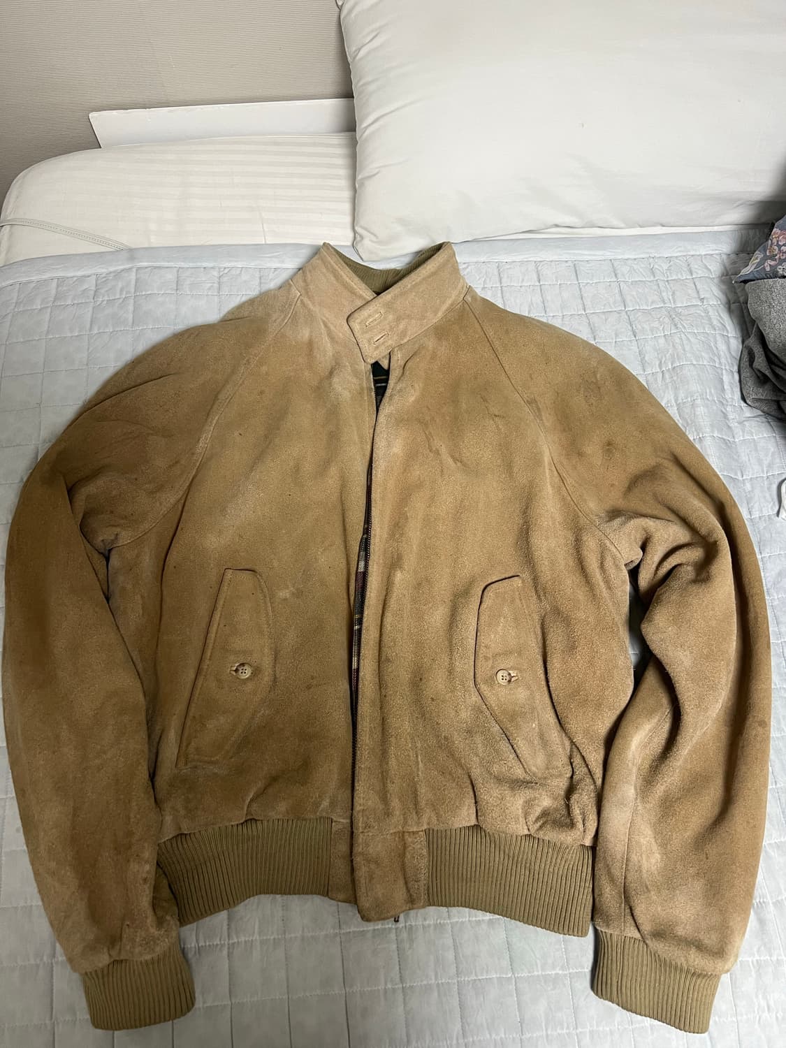 (M)폴로랄프로렌 해링턴 스웨이드 자켓(바루쿠타 G9) 상품이미지2