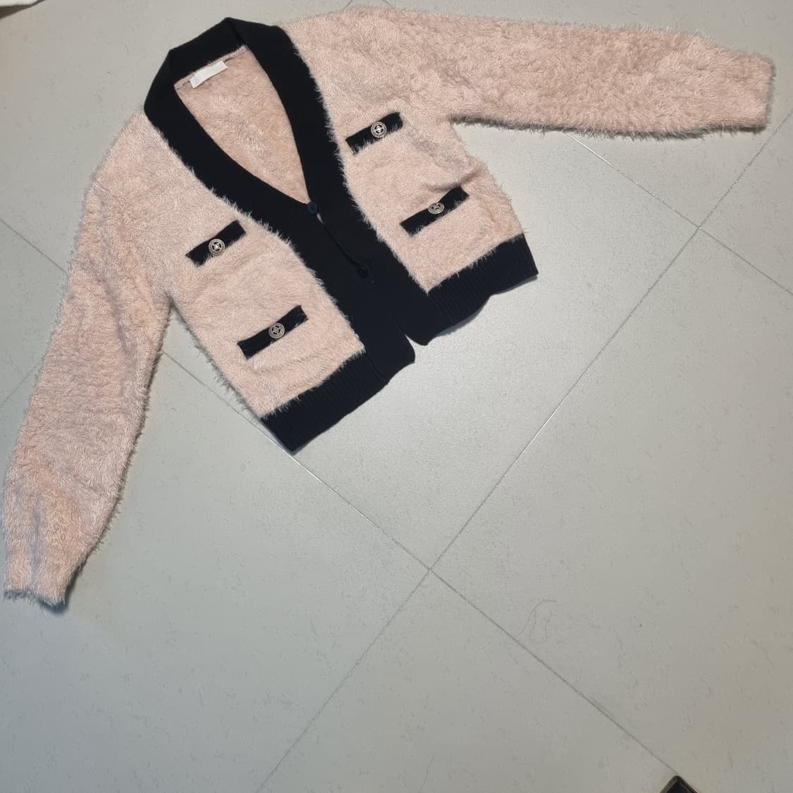 아트이즈오버 앙고라 퍼가디건 상품이미지2