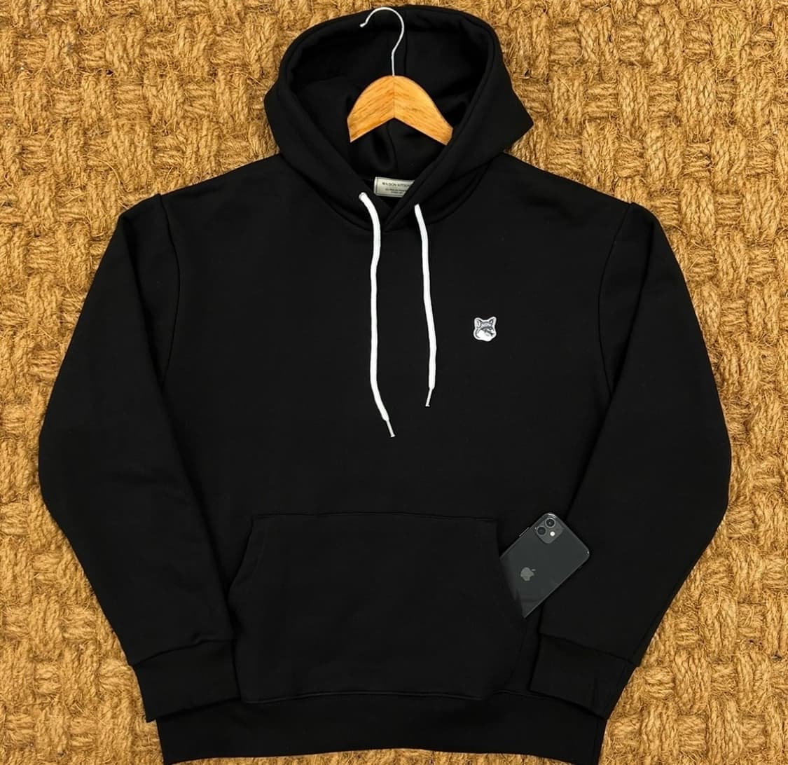 키츠네 블랙헤드 패치 후드 상품이미지1