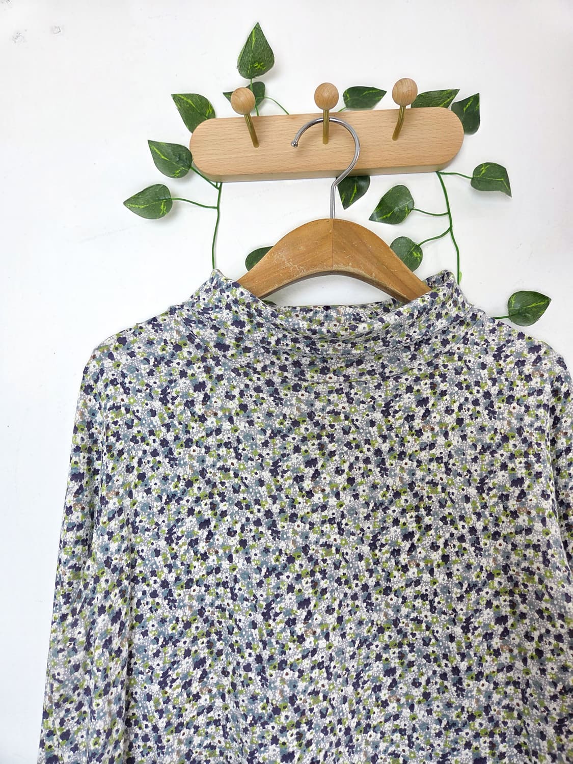 잔꽃 목폴라 슬리브 상품이미지2