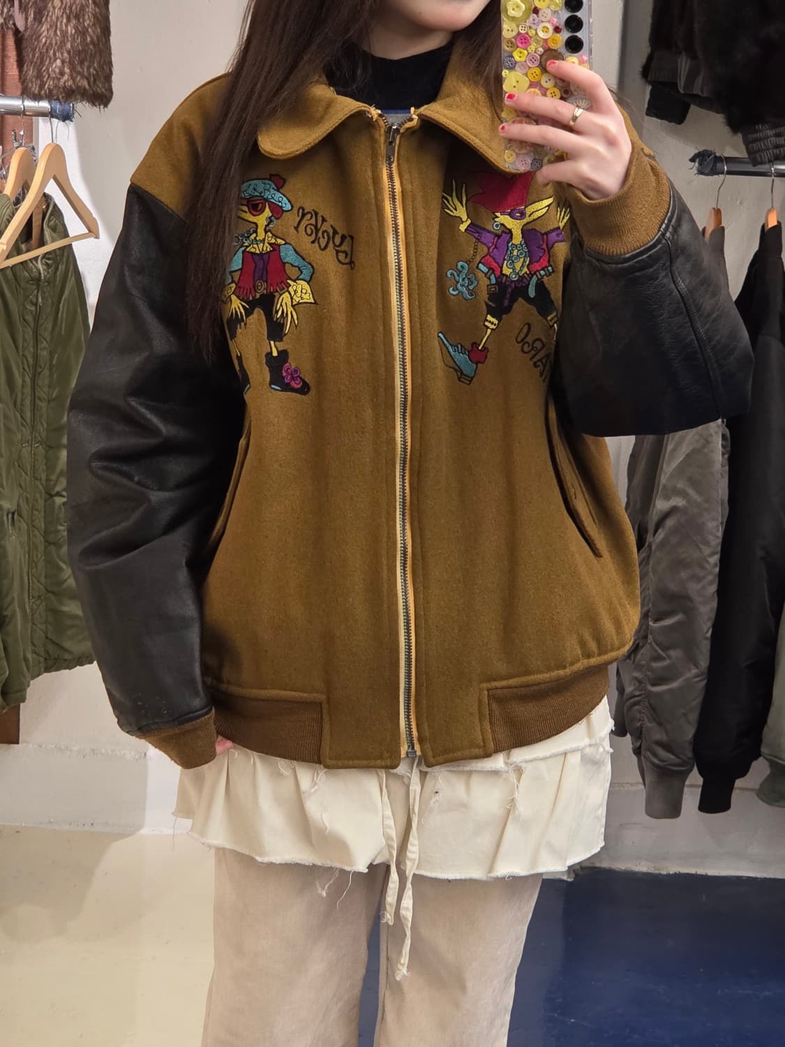 1990s Mr.SHINJI cow leather jaket 상품이미지2