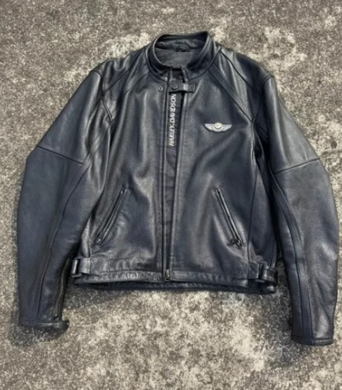 할리데이비슨 100주년 레이싱 레더 바이커 가죽 자켓 샘플 L 상품이미지3