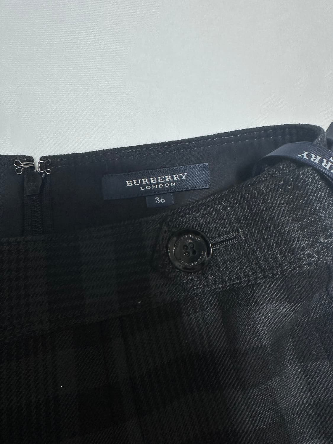 버버리 여성 체크 울 치마 상품이미지6