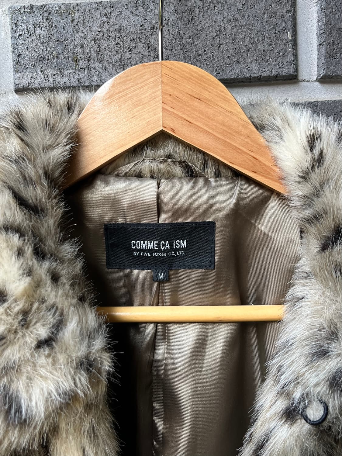 COMME CA ISM 레오파드 퍼자켓 상품이미지9