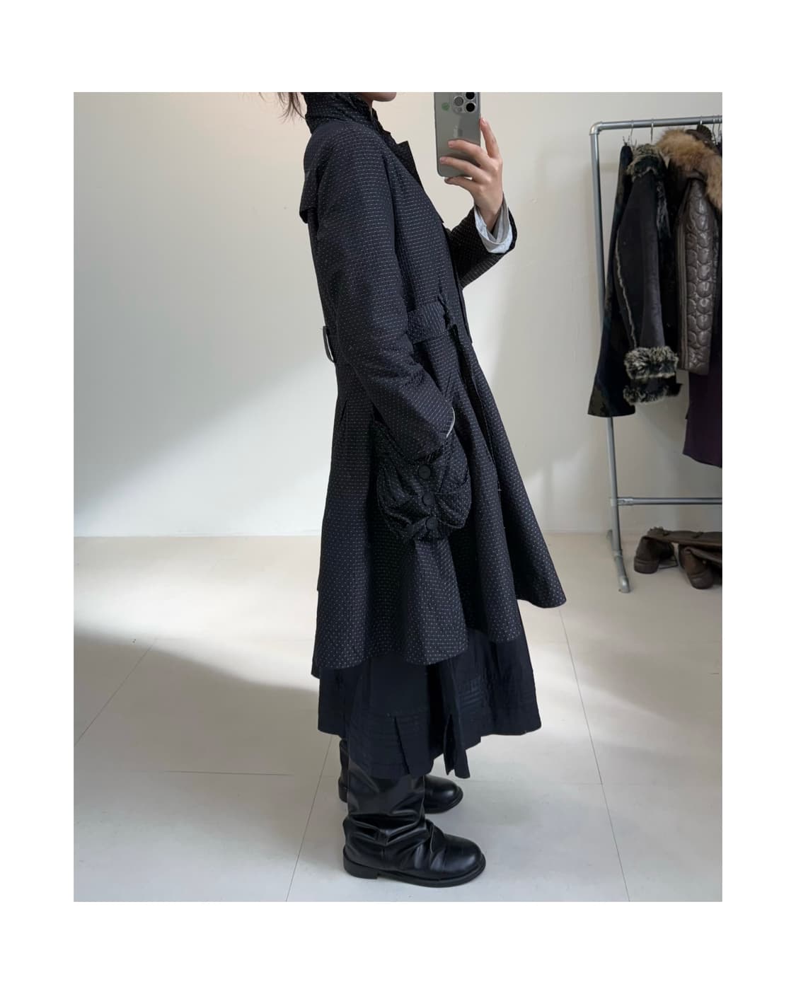 빈티지 도트 자켓 상품이미지3