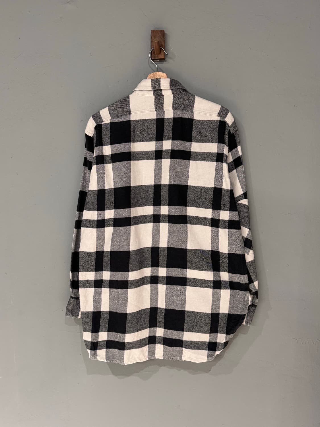 폴로랄프로렌 블랙 화이트 플란넬 체크셔츠  상품이미지4