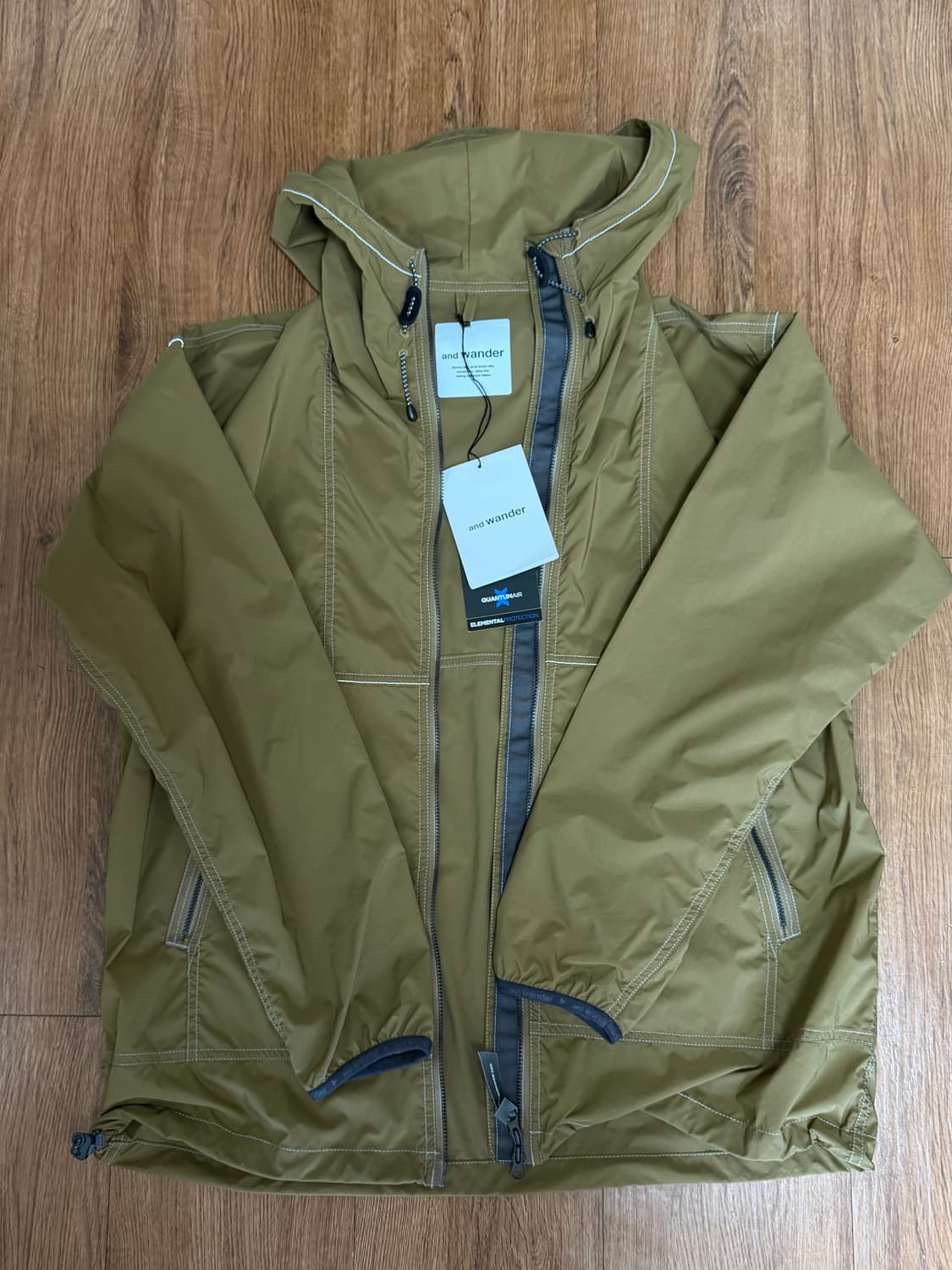 앤드원더 퍼텍스 윈드 자켓 베이지 상품이미지4