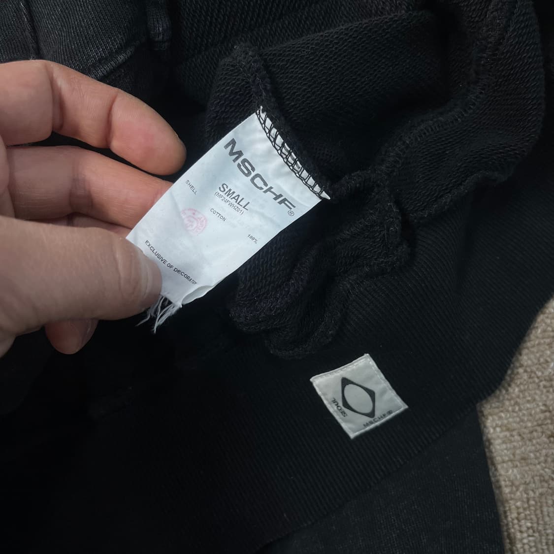 미스치프 빅포켓 워시드 투웨이 후드집업 상품이미지7