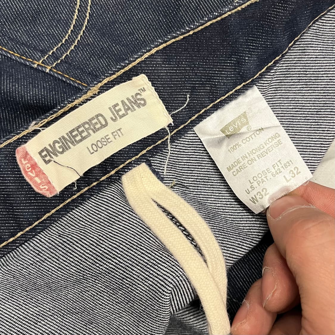 00s 리바이스 루즈핏 엔지니어드진 (32“) 상품이미지6