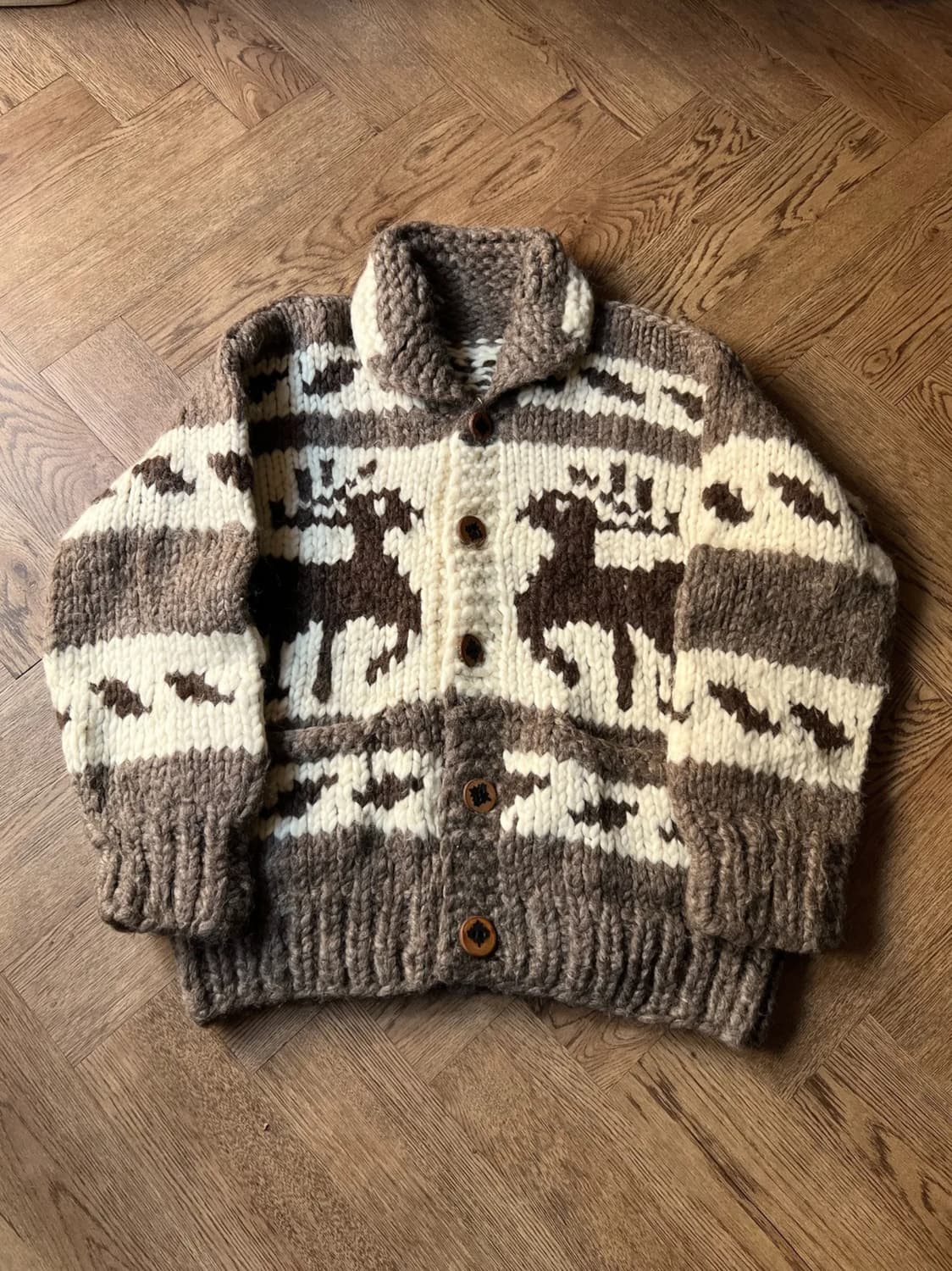 [L]90's 오리지널 캐나다제 코위찬 스웨터 상품이미지1