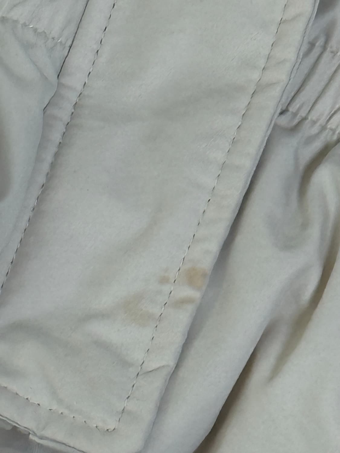 하이넥 패딩 조끼 아이보리 상품이미지2