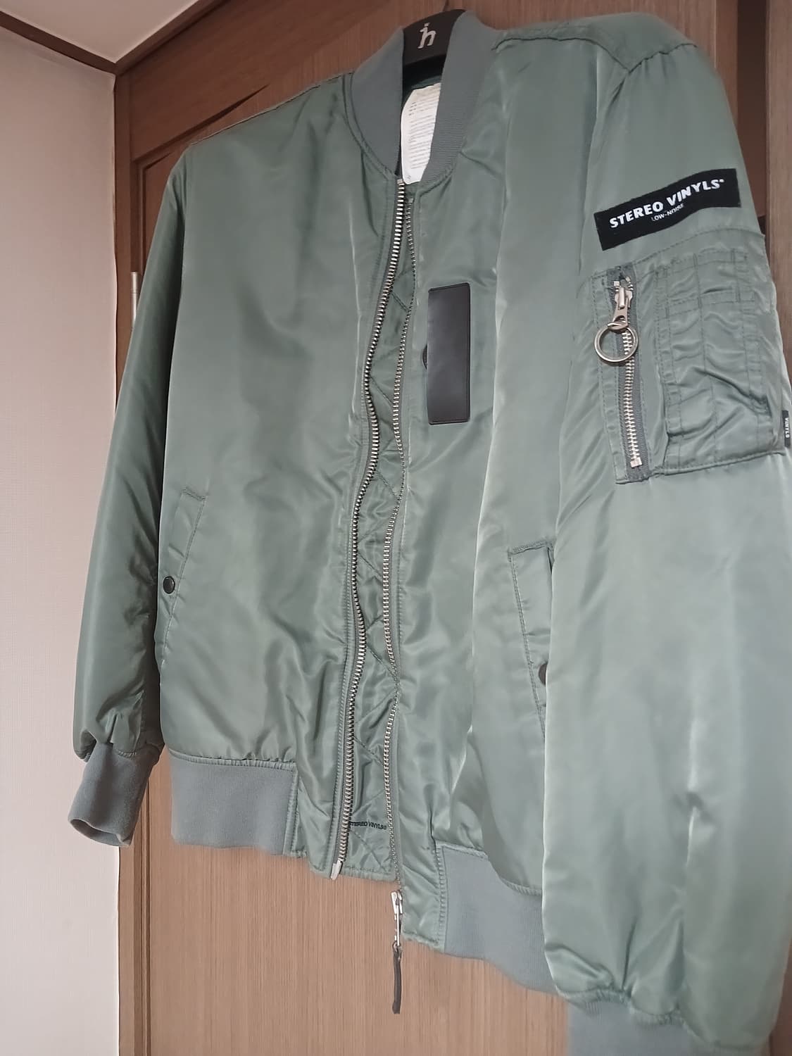 스테레오 바이널즈 카키 ma-1 상품이미지3