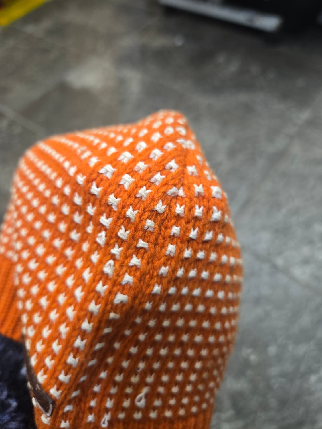 버버리 정품 오렌지 비니 정품  상품이미지7