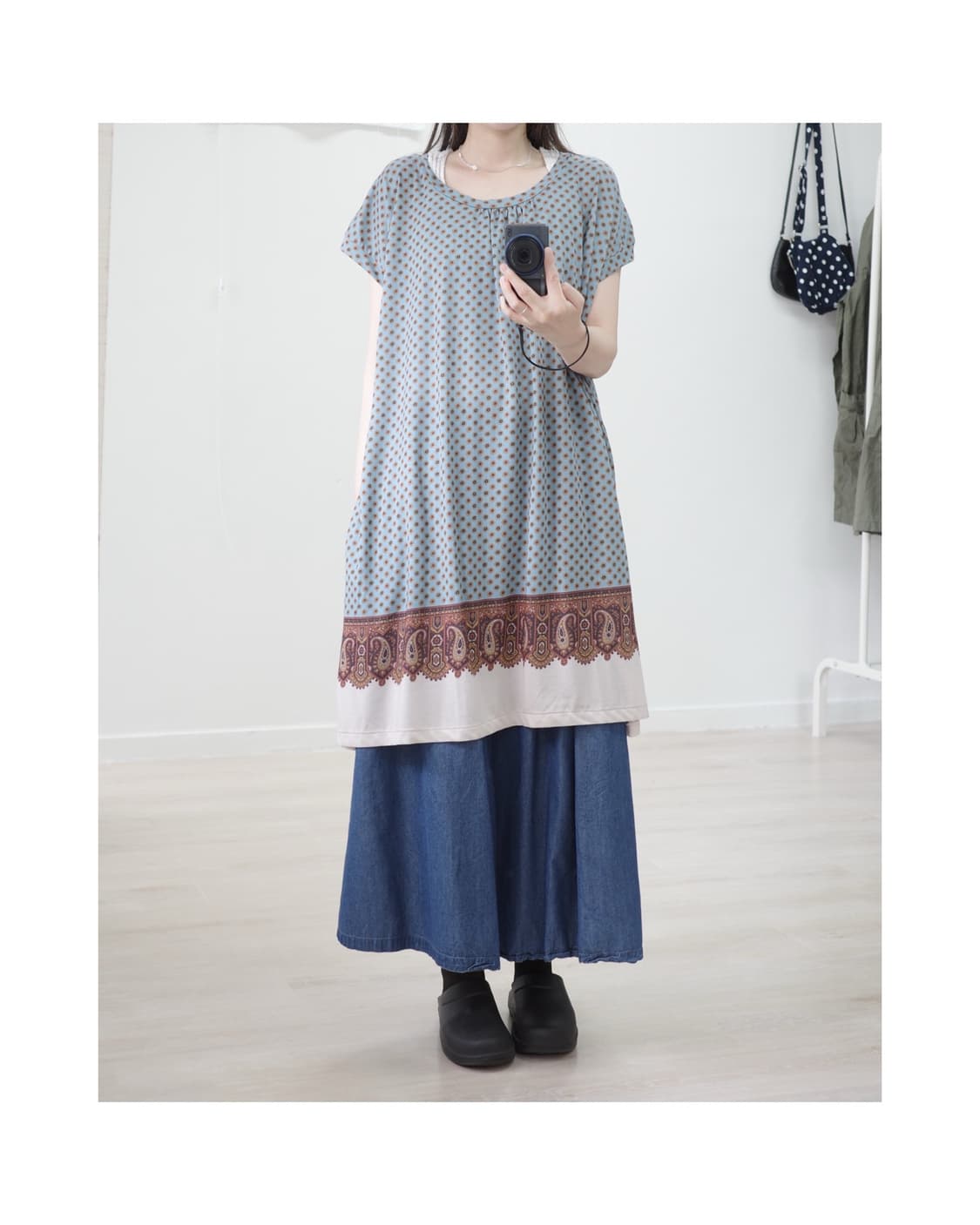 Stitch denim skirt pants 상품이미지6