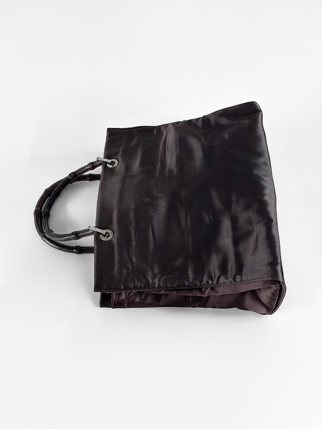 90~00s 구찌 톰 포드 뱀부 사틴 토트백 상품이미지3