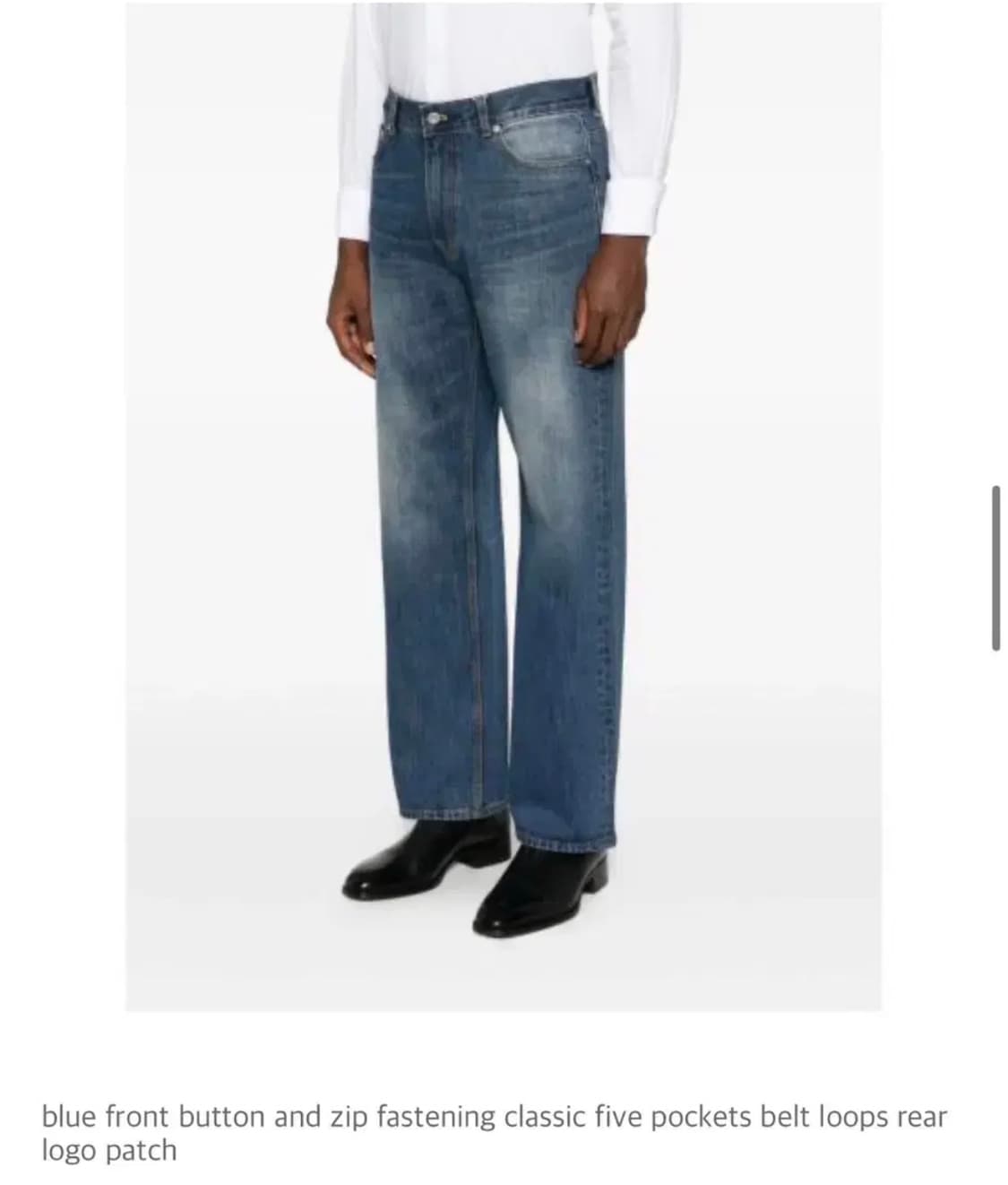 토니웩 스트레이트 레그 데님 30 새상품 상품이미지5
