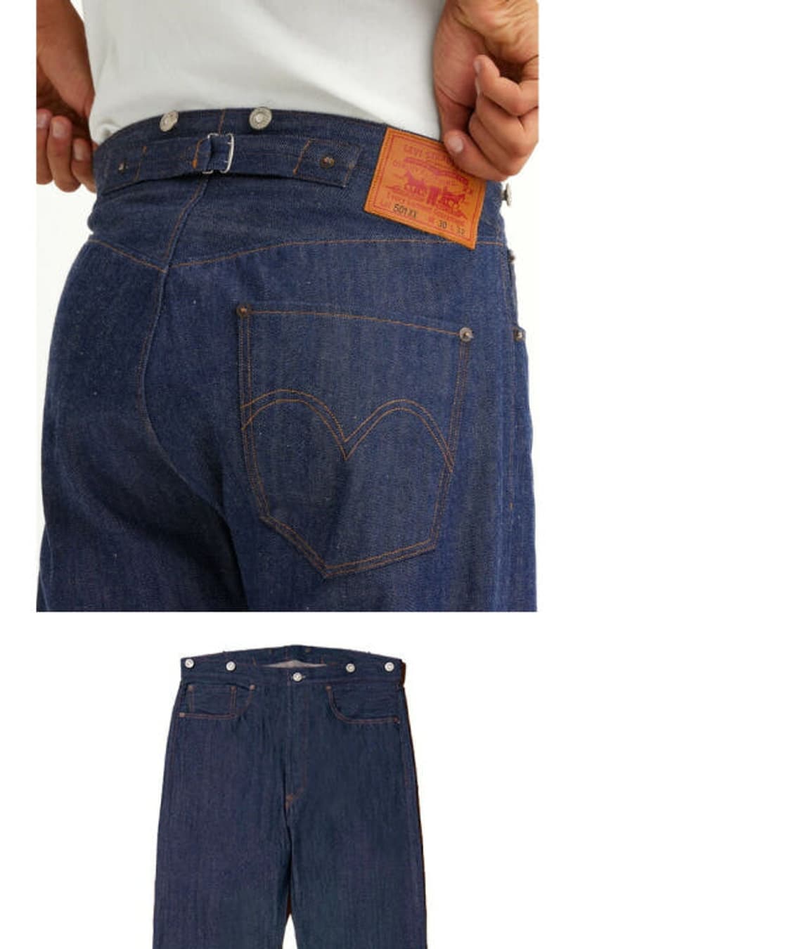 리바이스 LVC 1890 501 신치백 셀비지  상품이미지7