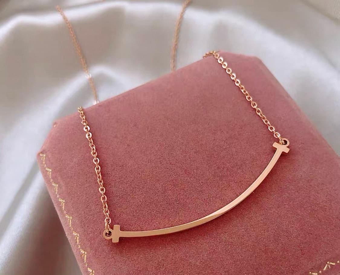 티파니앤코 스마일 팬던트 목걸이 로즈골드 상품이미지7