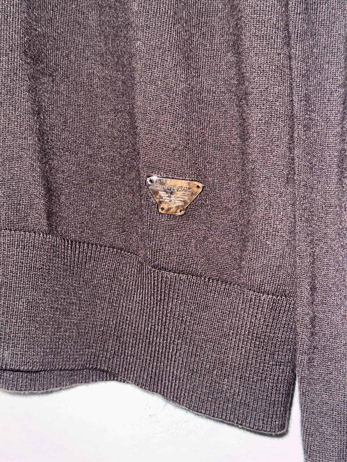 ARMANI JEANS dark brown knit 상품이미지3