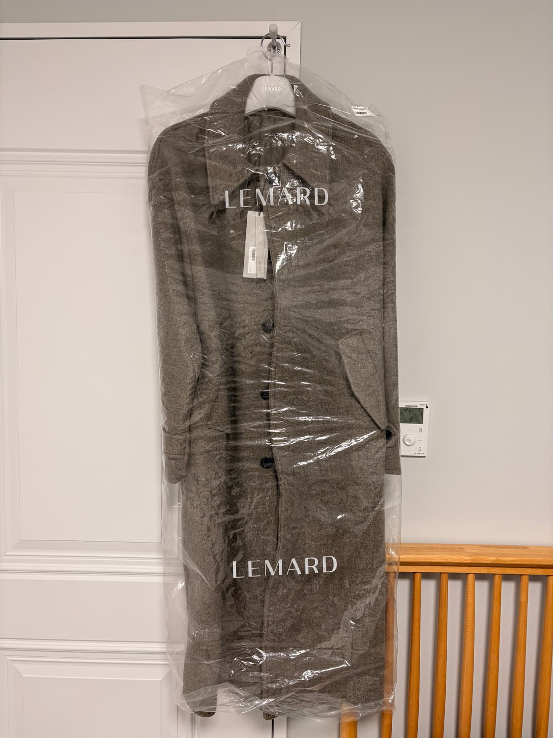 르마드 울 발마칸 롱 코트 상품이미지1