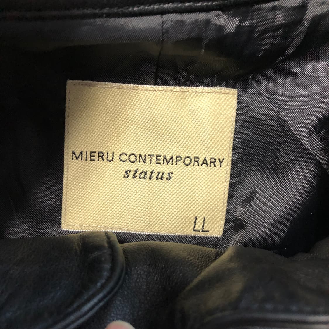 MIERU CONTEMPORARY 재팬 레더자켓  상품이미지8