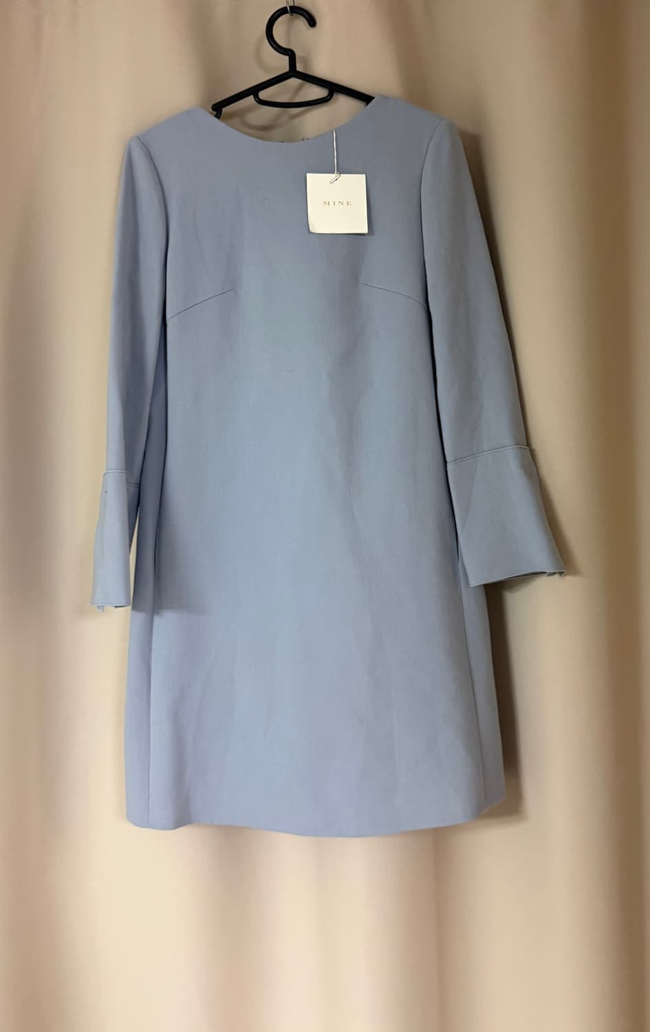 MINE(마인) 하늘색 플리츠 원피스 상품이미지1