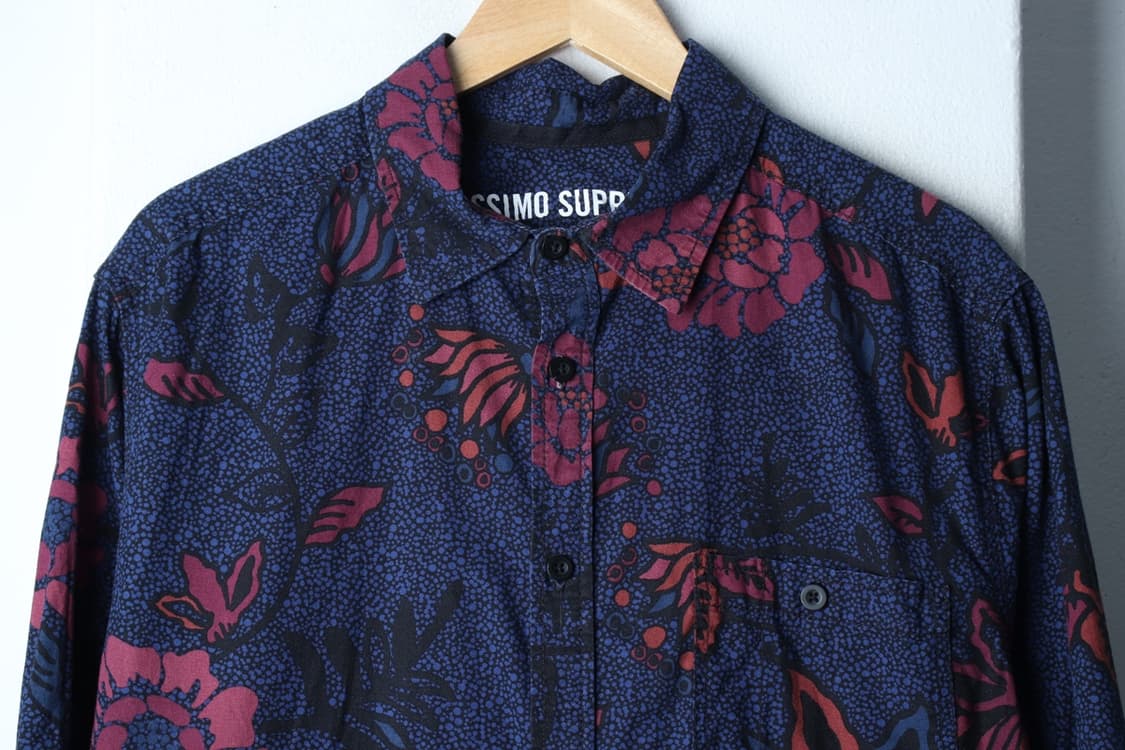 (XL-2XL) 모시모 반팔셔츠 남방 USA 하와이안 블루-H33348 상품이미지3