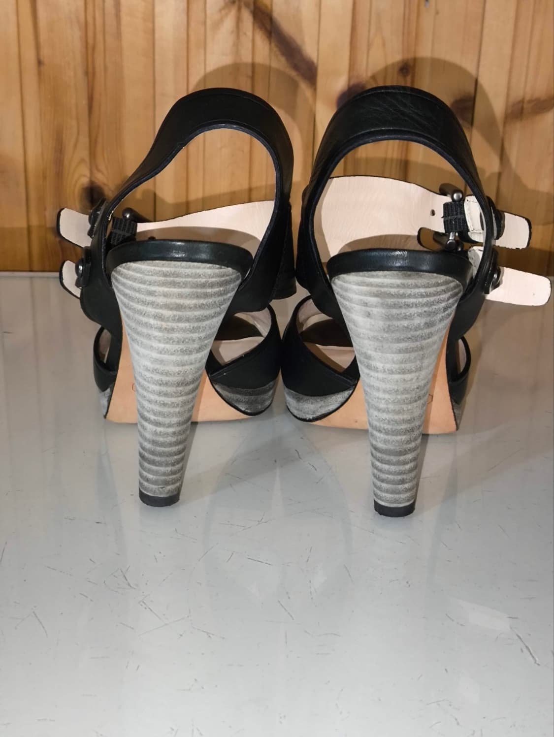 6b 230mm 코치 지아나 플랫폼 스트랩 샌들 힐 11cm 상품이미지6