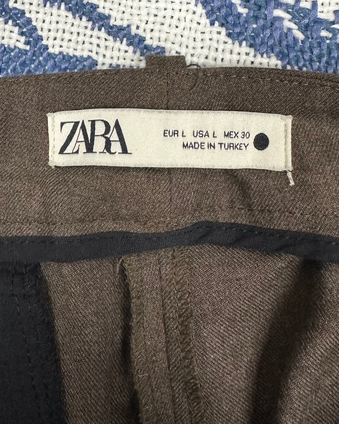 (허단43)ZARA 투턱와이드 팬츠-M2228 상품이미지3