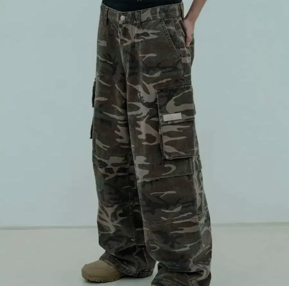 Leey yeel 카모 카고팬츠 1사이즈 상품이미지2