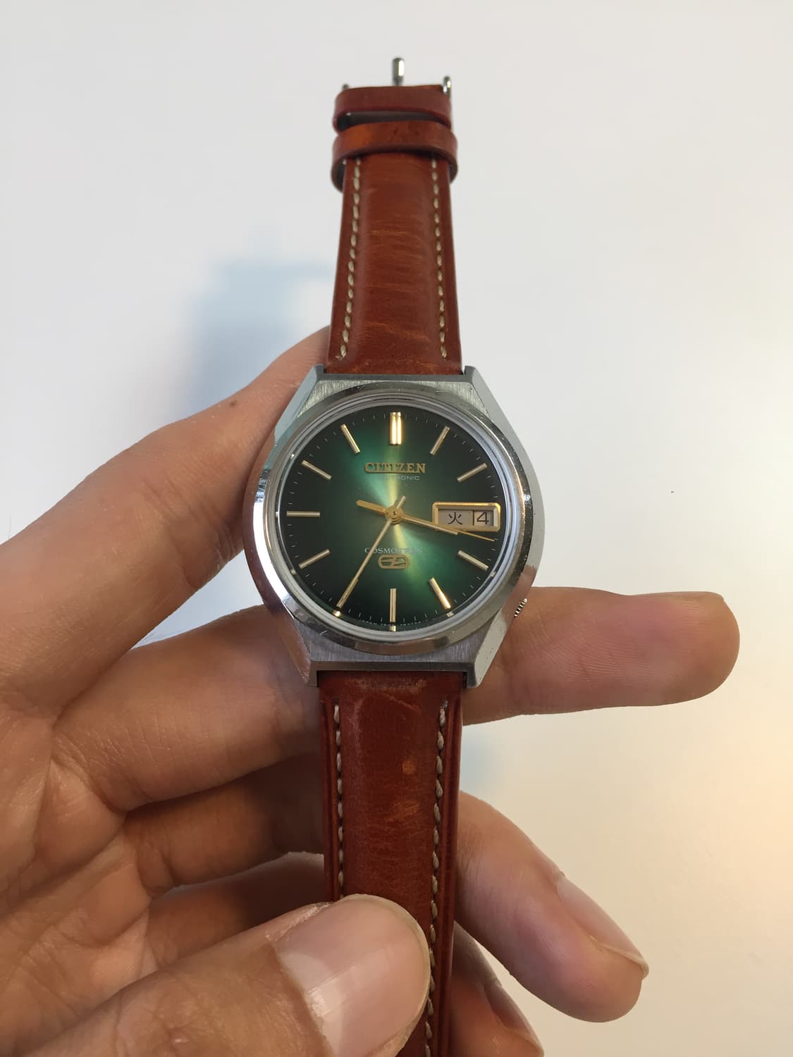 70s citizen cosmotron green dial 상품이미지5