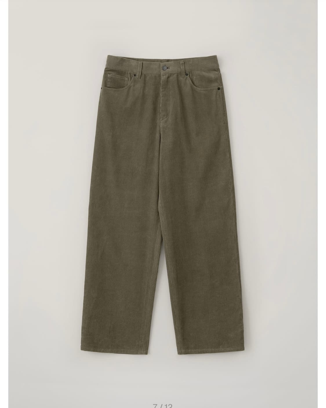 [1]블랭크룸 25FW 코듀로이 팬츠 우드베이지 상품이미지2