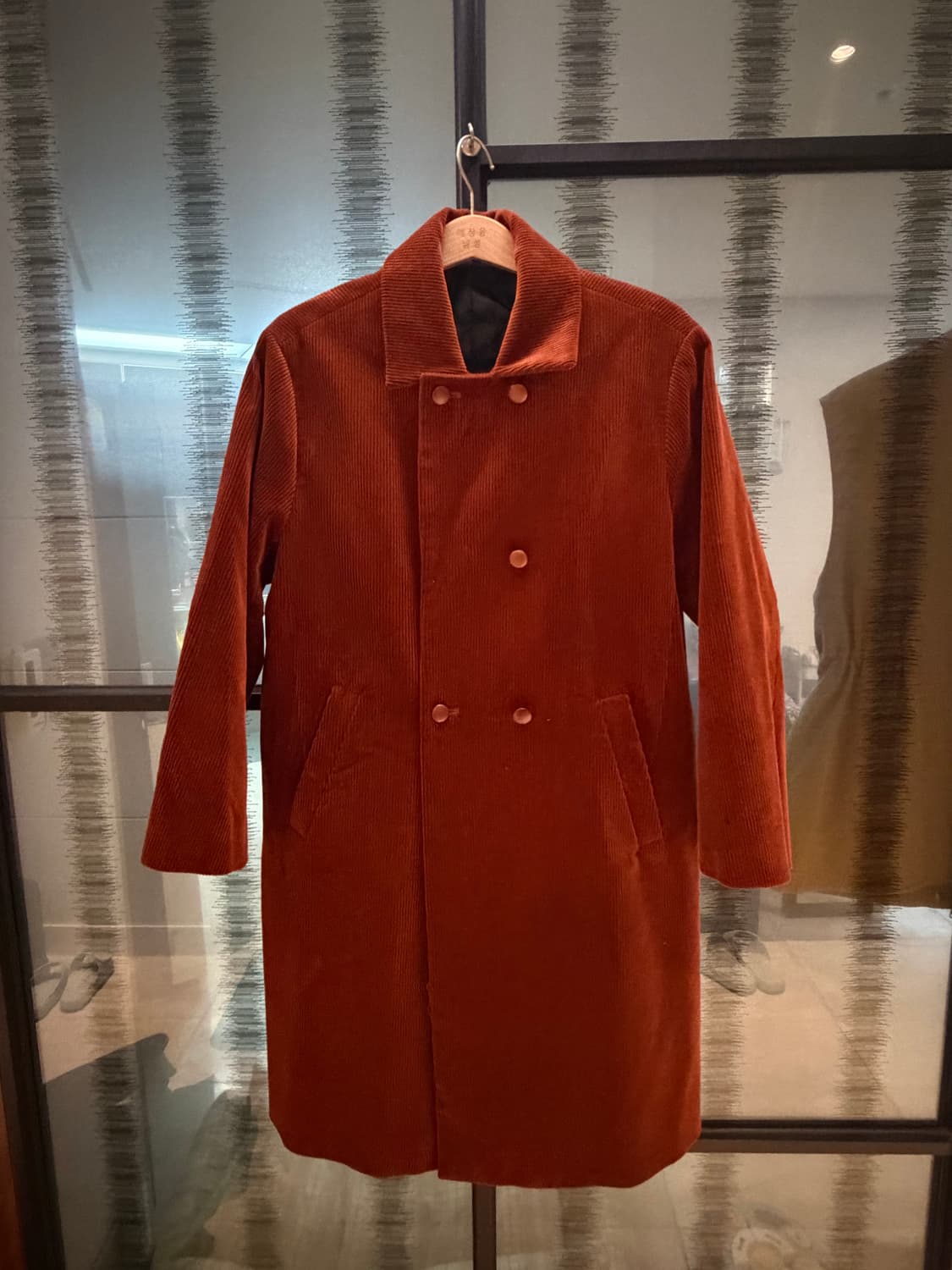 GBH 브리즈번 모스 코듀로이 롱코트 상품이미지2