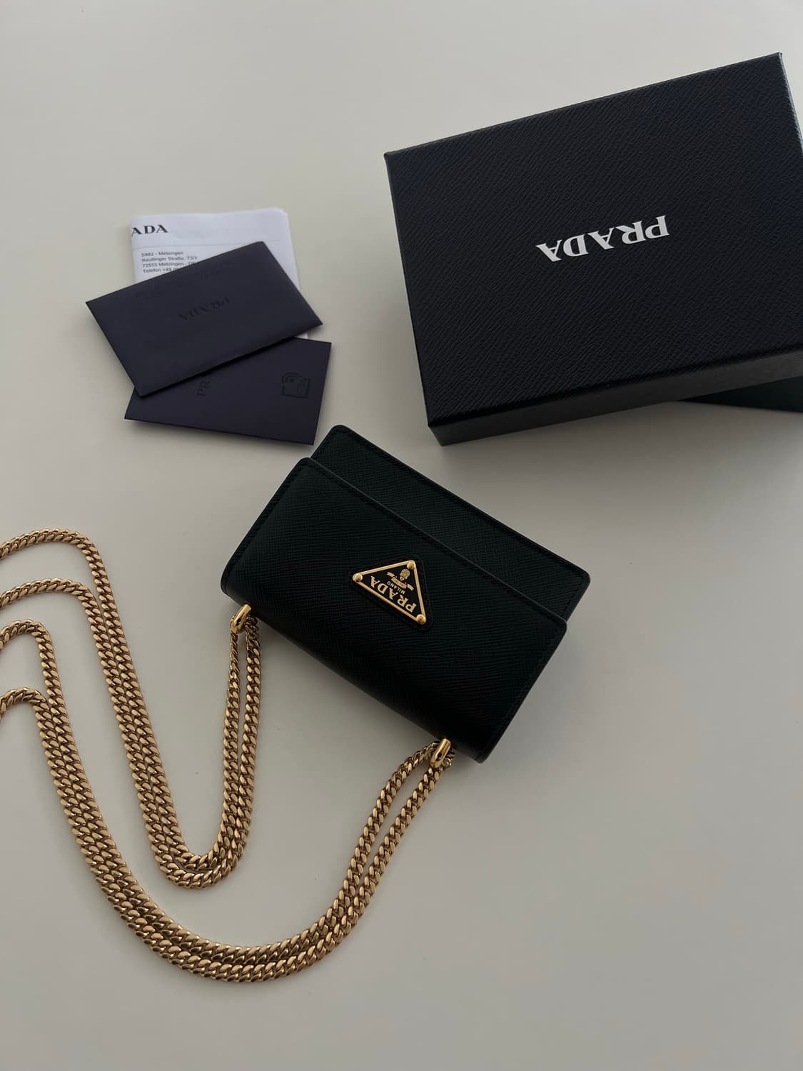 프라다 사피아노 마이크로 체인 월릿  상품이미지1