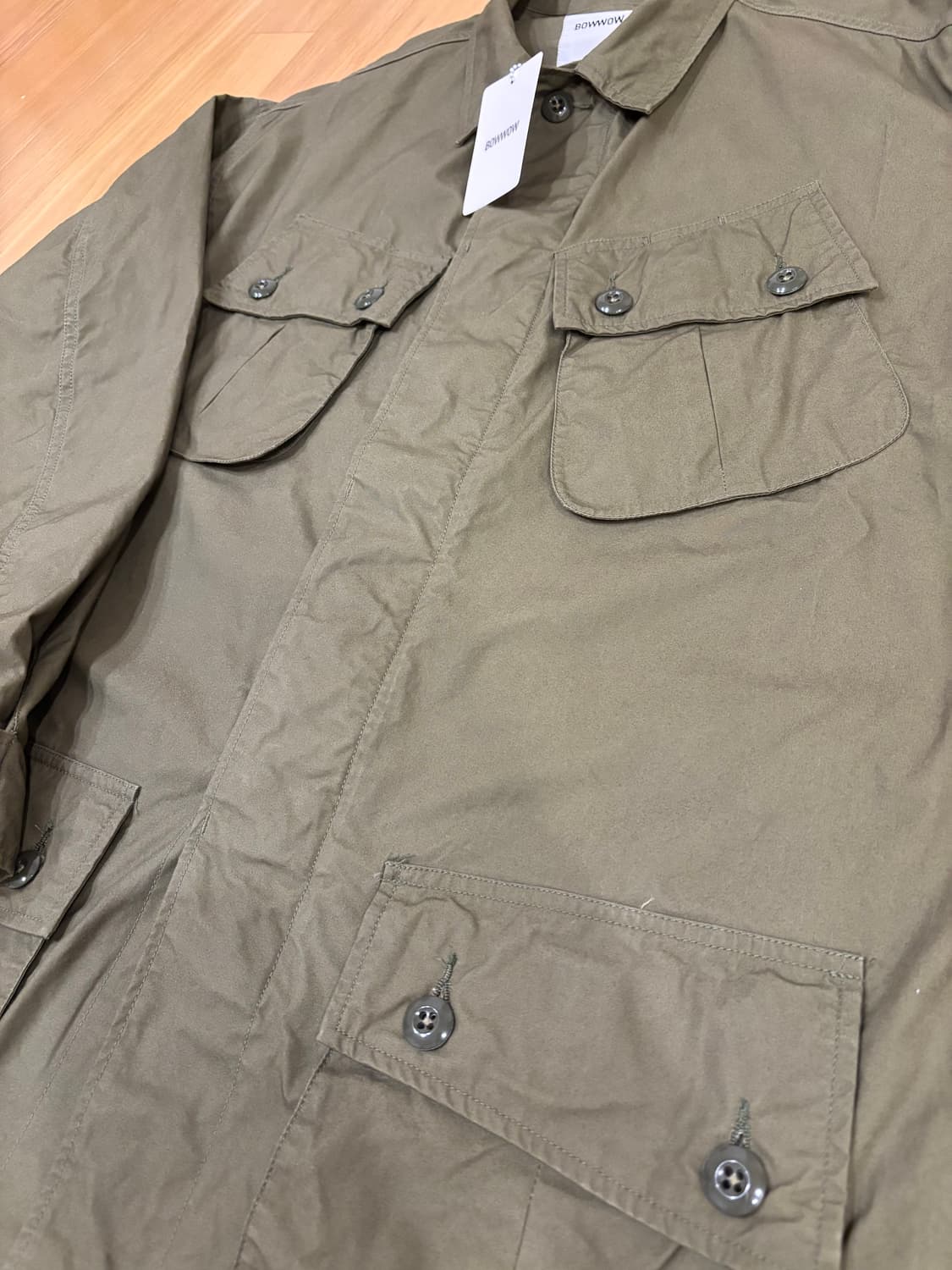 24SS 바우와우 BOWWOW 정글퍼티그 재킷 올리브드랍 L사이즈 상품이미지5